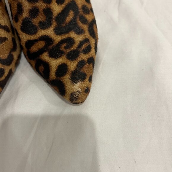 NINE West Splash Leopard Booties Women’s Size 7 ½ - Picture 8 of 10